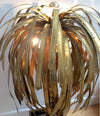 MAISON JANSEN BRASS PALM TREE FLOOR LAMP