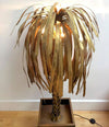 MAISON JANSEN BRASS PALM TREE FLOOR LAMP