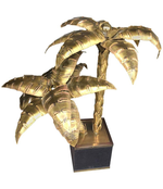 MAISON JANSEN ORIGINAL PALM TREE TABLE LAMP