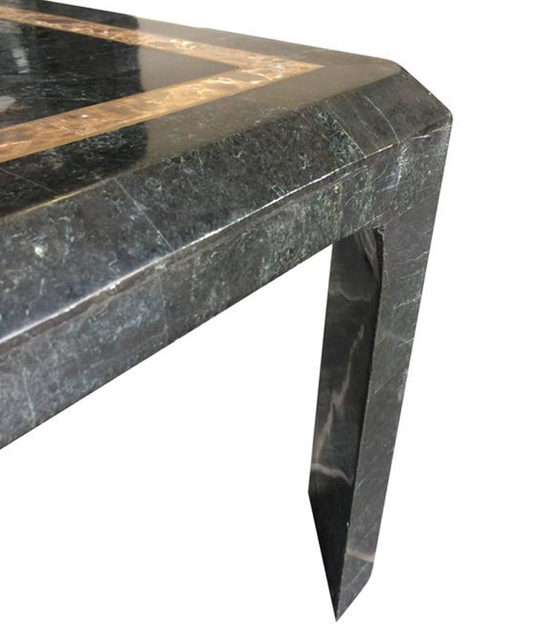 MAITLAND-SMITH TESSELLATED MARBLE AND SHELL COFFEE TABLE