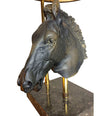 MAISON JANSEN STYLE SCULPTURAL HORSE HEAD LAMP