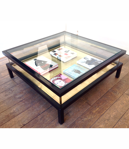 MAISON JANSEN SLIDING COFFEE TABLE