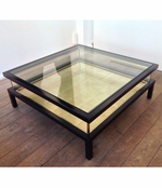 MAISON JANSEN SLIDING COFFEE TABLE