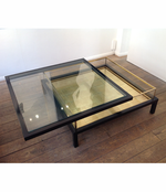 MAISON JANSEN SLIDING COFFEE TABLE