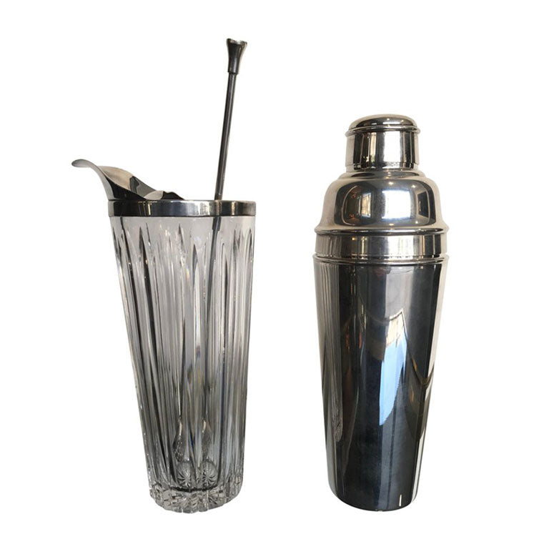 MAPPIN AND WEBB 1940S SILVER PLATED COCKTAIL SHAKER