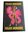 ORIGINAL 1950S LARGE FOLIES BERGERE POSTER BY ALAIN GOURDON AKA ASLAN