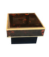 PAIR OF ERIC MAVILLE FAUX TORTOISESHELL SIDE TABLES