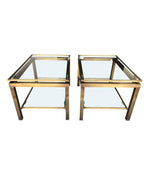 PAIR OF GUY LEFEVRE SIDE TABLES