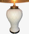 PAIR OF LARGE ITALIAN CERAMIC ARTICHOKE LAMPS