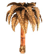 PAIR OF MAISON JANSEN PALM TREE WALL LIGHTS