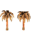 PAIR OF MAISON JANSEN PALM TREE WALL LIGHTS