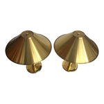 PAIR OF SWEDISH BRASS TABLE LAMPS