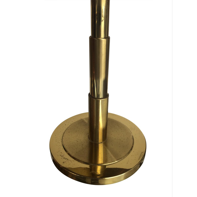 PAIR OF SWEDISH BRASS TABLE LAMPS