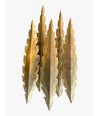 PAIR OF HOLM SORENSEN TORCH CUT BRUTALIST WALL SCONCES WITH THREE LIGHTS
