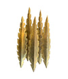PAIR OF HOLM SORENSEN TORCH CUT BRUTALIST WALL SCONCES WITH THREE LIGHTS