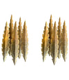 PAIR OF HOLM SORENSEN TORCH CUT BRUTALIST WALL SCONCES WITH THREE LIGHTS