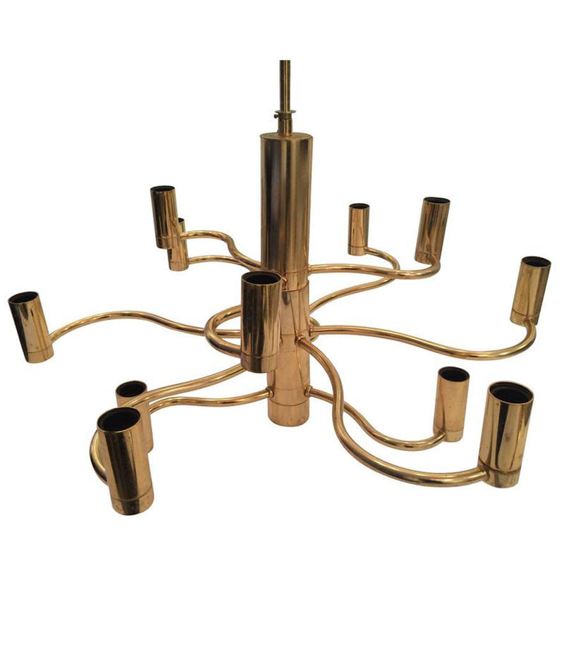 SCIOLARI BRASS CHANDELIER