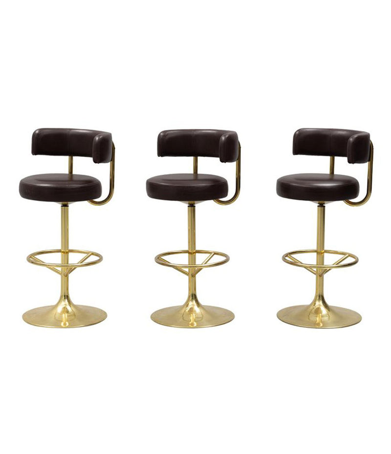 SET OF THREE BÖRGE JOHANSSON “JUPITER” BAR STOOLS