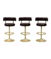 SET OF THREE BÖRGE JOHANSSON “JUPITER” BAR STOOLS