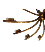 STILNOVO BRASS CHANDELIER