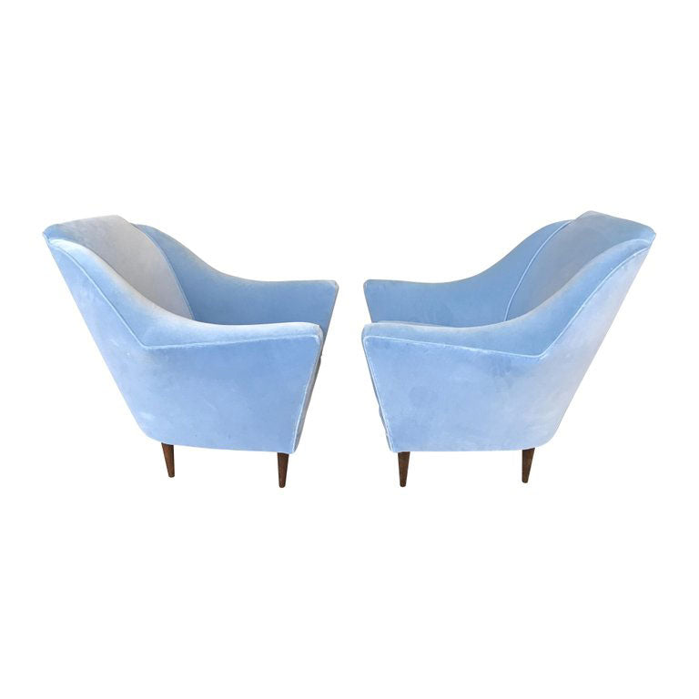 STUNNING PAIR OF ICO PARISI ARMCHAIRS