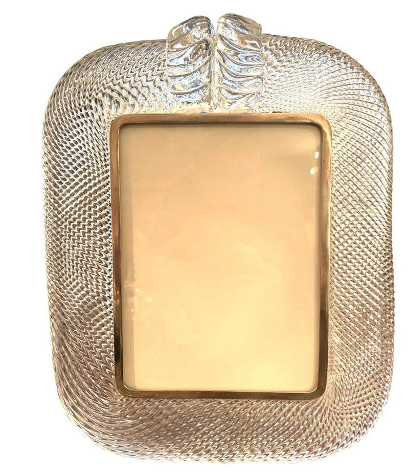 STUNNING 1940S BAROVIER & TOSO MURANO GLASS PICTURE FRAME BY ERCOLE BAROVIER