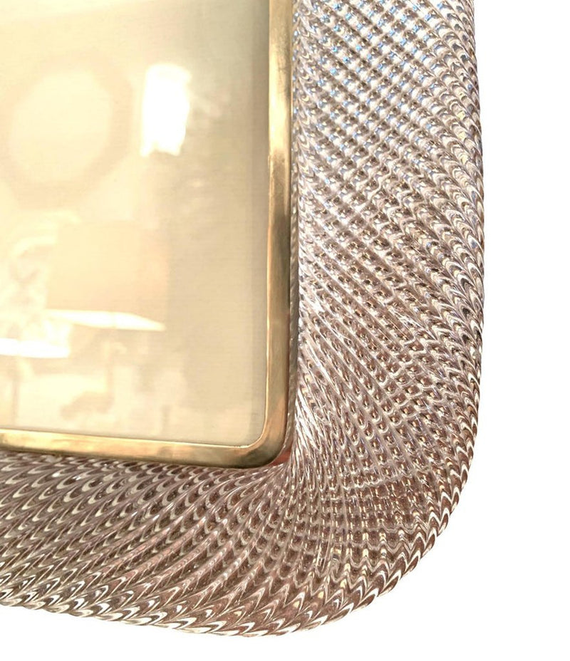STUNNING 1940S BAROVIER & TOSO MURANO GLASS PICTURE FRAME BY ERCOLE BAROVIER