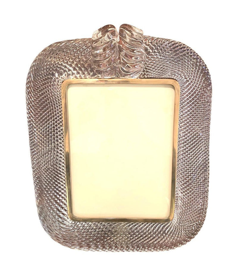 STUNNING 1940S BAROVIER & TOSO MURANO GLASS PICTURE FRAME BY ERCOLE BAROVIER