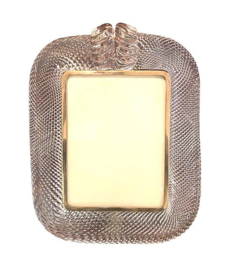 STUNNING 1940S BAROVIER & TOSO MURANO GLASS PICTURE FRAME BY ERCOLE BAROVIER