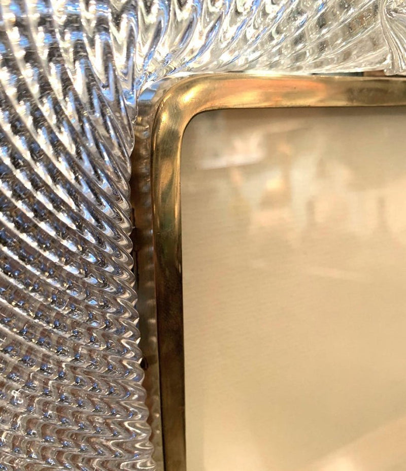 STUNNING 1940S BAROVIER & TOSO MURANO GLASS PICTURE FRAME BY ERCOLE BAROVIER