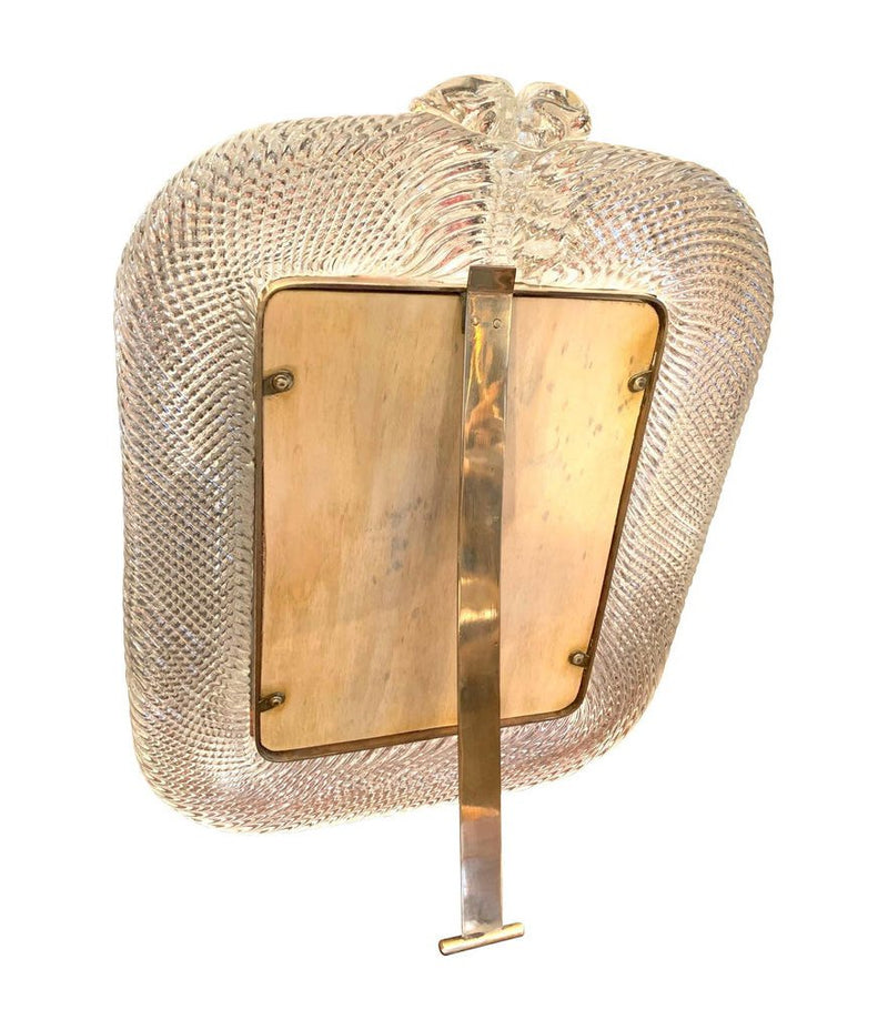 STUNNING 1940S BAROVIER & TOSO MURANO GLASS PICTURE FRAME BY ERCOLE BAROVIER